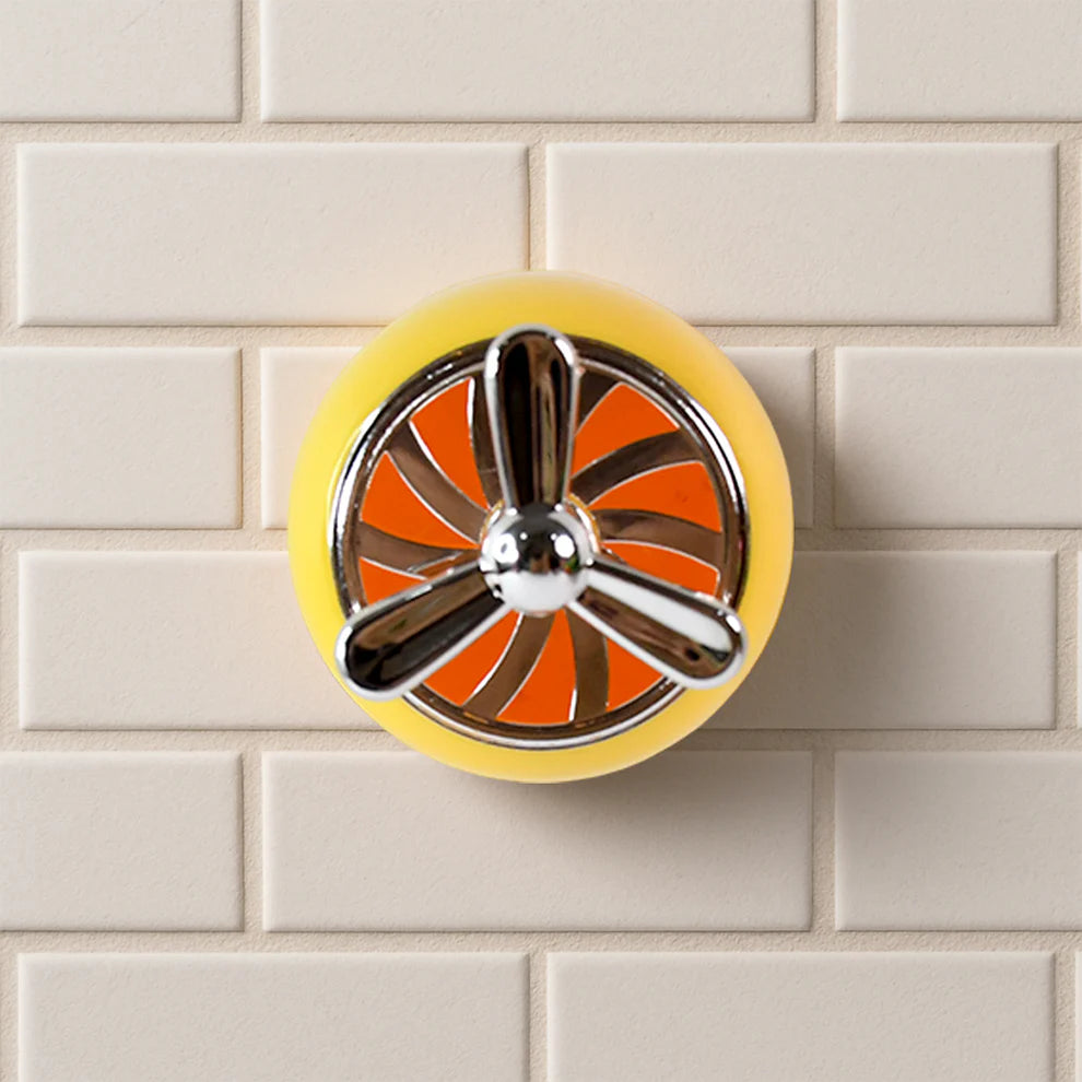 Mini Propeller Air Freshener for Car Dashboard with Hook for Hanging Convenience