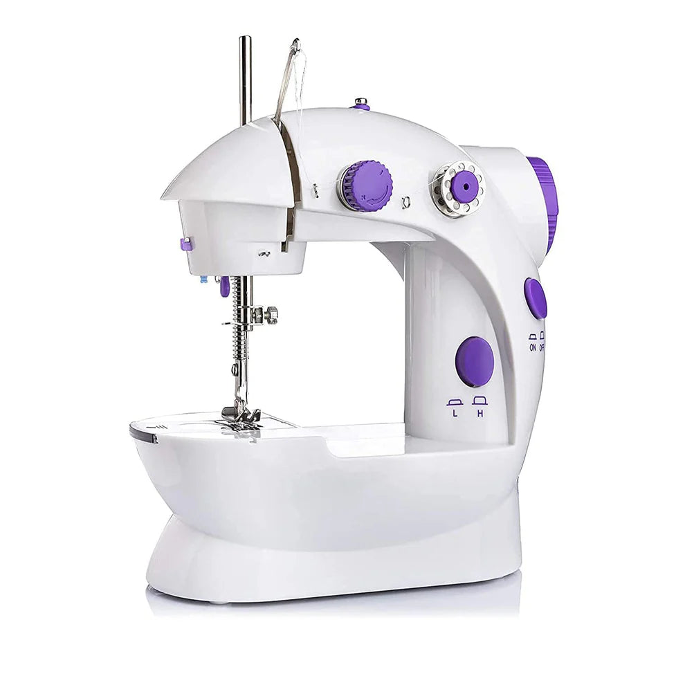 Household Portable Mini Silai Machine with Table Set and Power Adapter