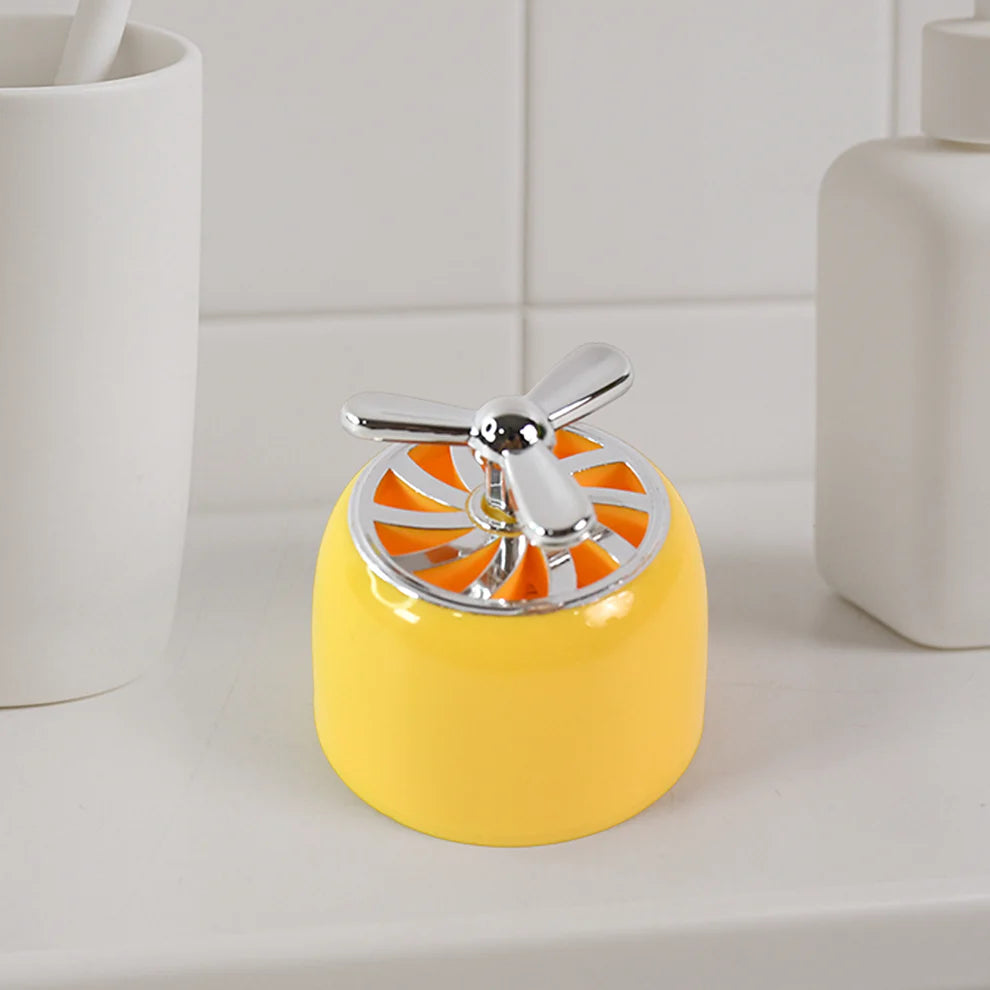 Mini Propeller Air Freshener for Car Dashboard with Hook for Hanging Convenience