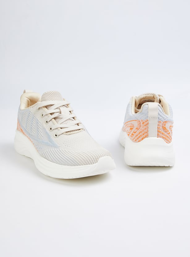 Women Fashionable Colourblock Sports Shoes Lightweight Soft Casual Design