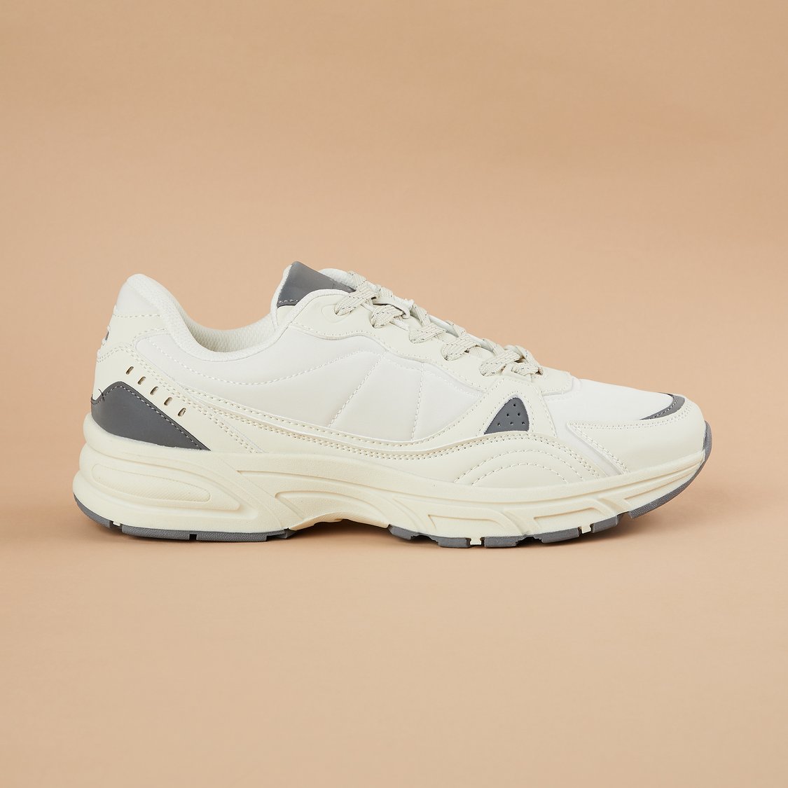 Quilted Casual Sneakers Men Lightweight Modern Design
