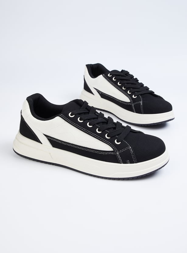 Colourblocked Sneakers for Men Comfortable Running and Training Shoes