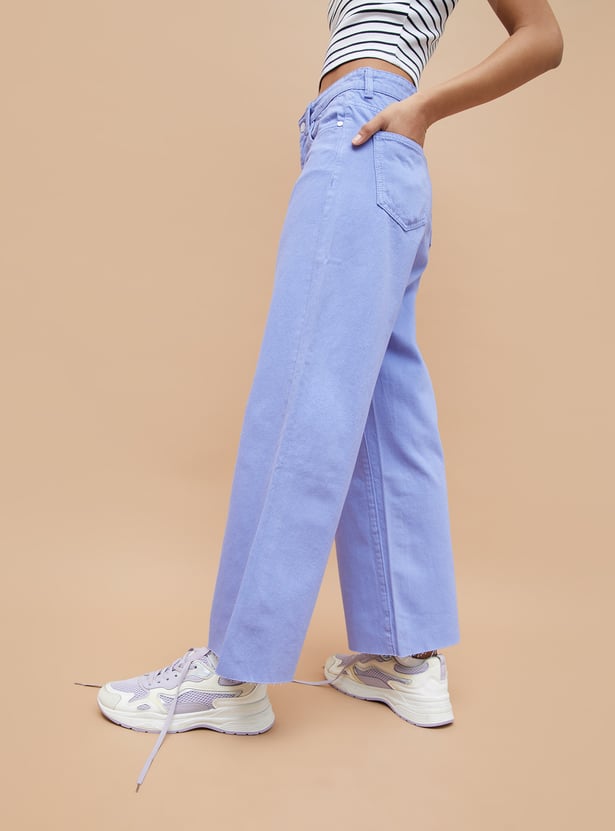 Classic Womens Coloured Wide Leg Jeans for All Occasion Casual Looks