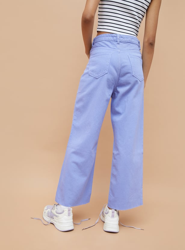 Classic Womens Coloured Wide Leg Jeans for All Occasion Casual Looks