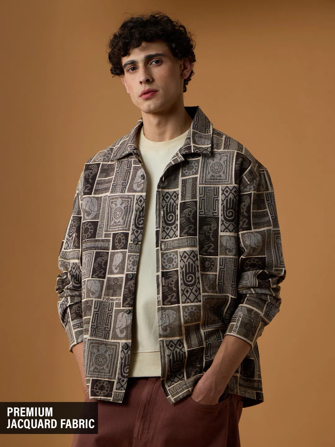 Trendy Spirit Men Shackets Shirt Men Casual and Semi Formal Style