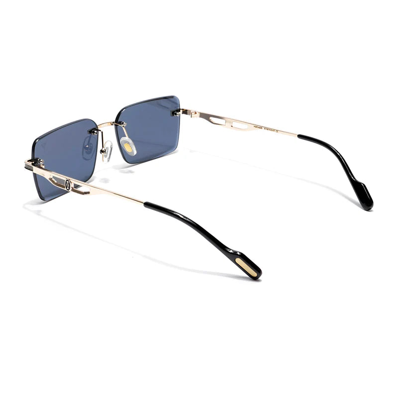 Minimalist Rectangle Frameless Sunglasses