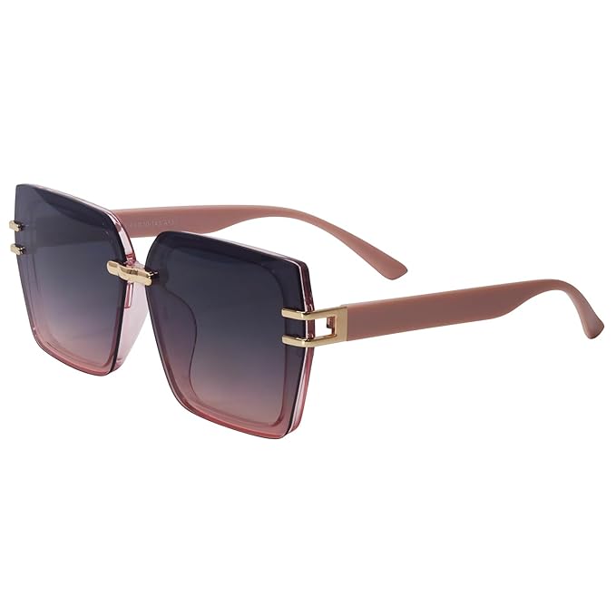 Women’s Square Sunglasses Trendy Designer Oversized Eyewear