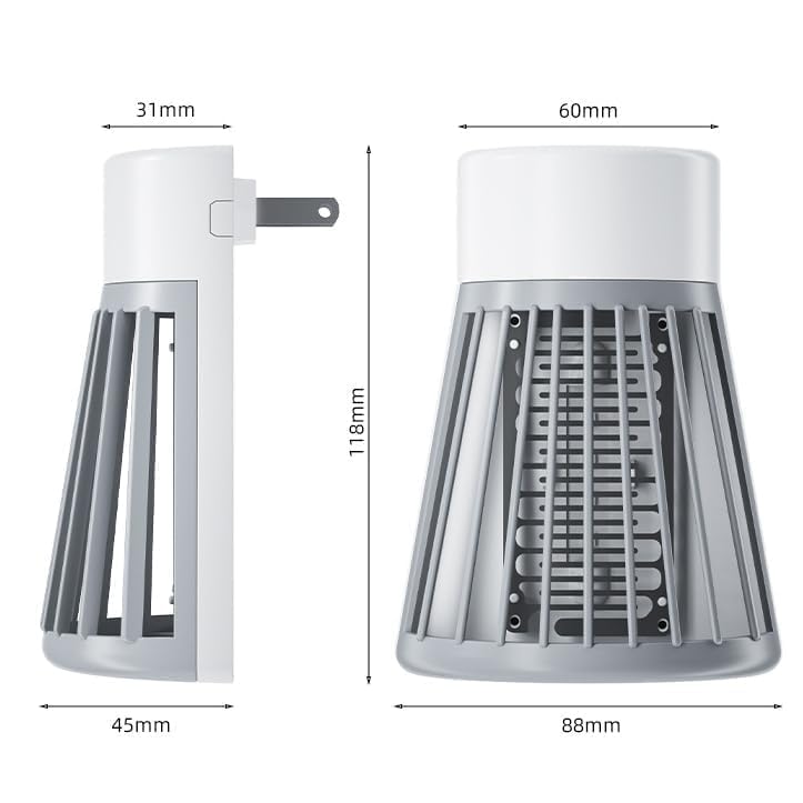 Electronic LED Mosquito Trap Lamp with Radiation-Free Technology and USB Charging