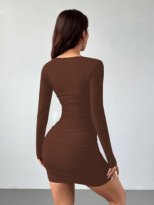 Sleek and Fashionable Women’s Mini Bodycon Dress for Stylish Daily and Party Looks