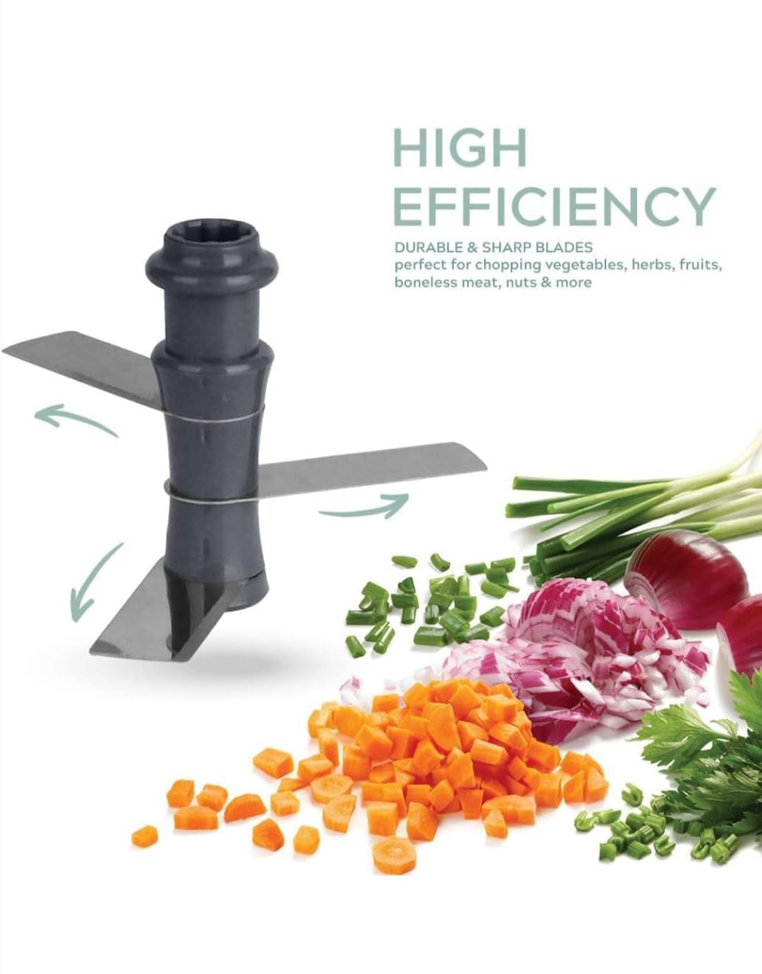 Manual Multi Function Vegetable Chopper Slicer Dicer with Stainless Steel Bowl