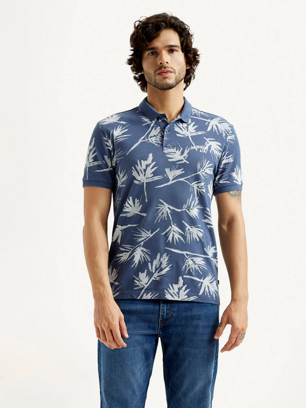 Pure Cotton Slim Fit Polo T Shirt for Men Soft Comfortable Daily Outfit