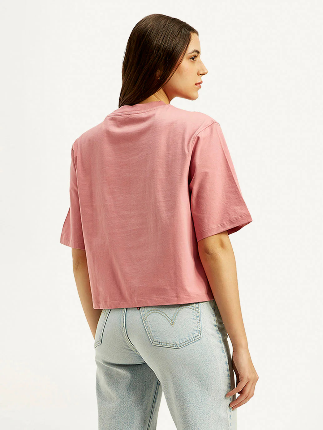 Typographic Print Boxy T Shirt for Women Soft Breathable Fabric Modern Look