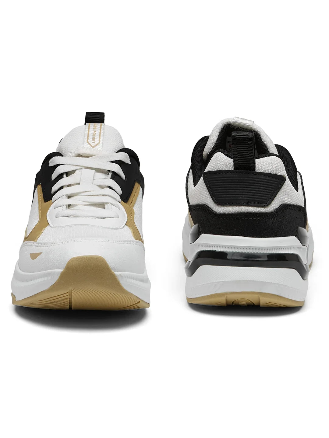 Men’s White Running Sneakers Breathable Lightweight Shoes