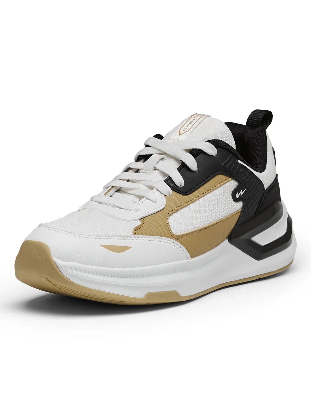 Men’s White Running Sneakers Breathable Lightweight Shoes