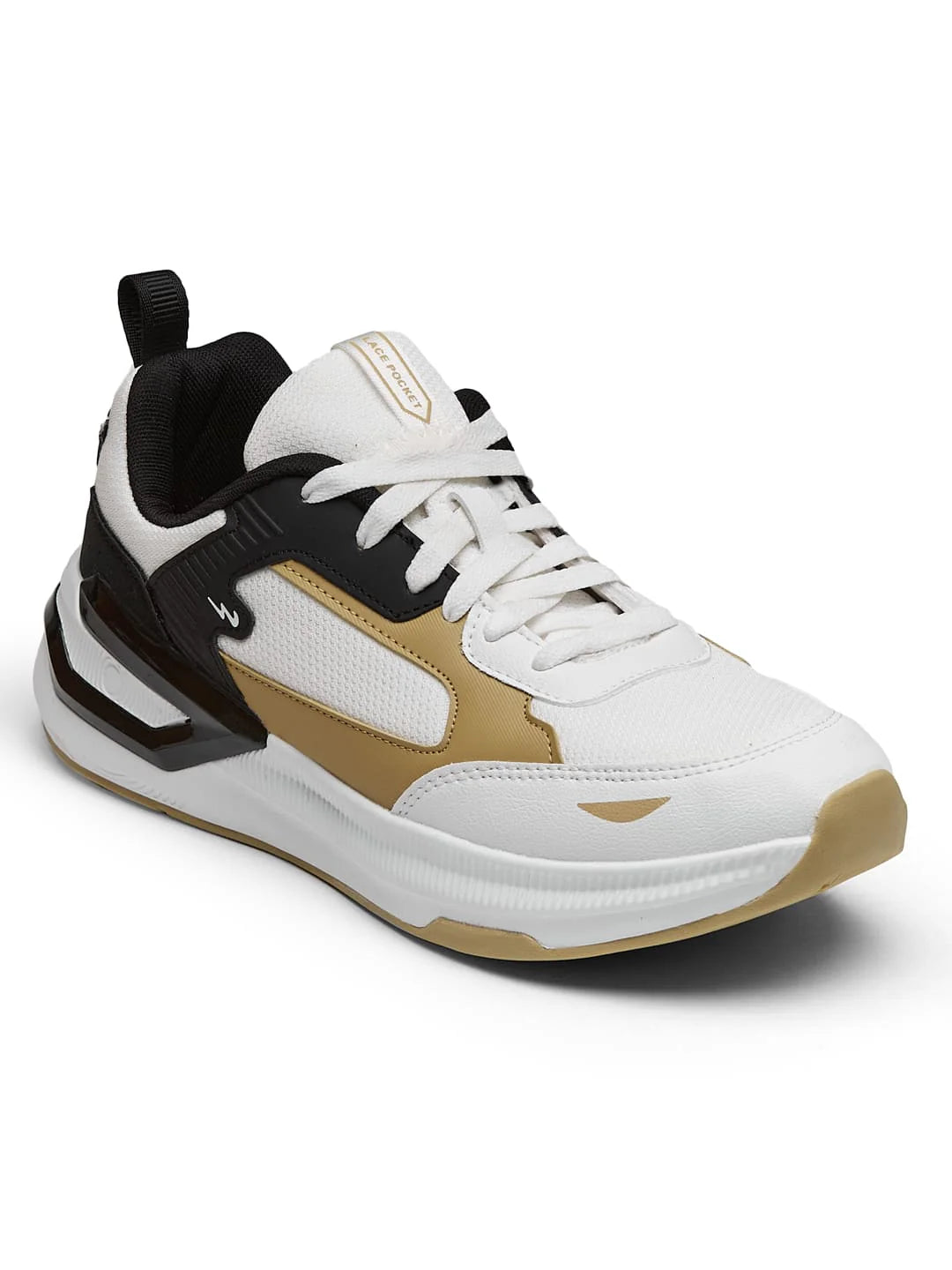 Men’s White Running Sneakers Breathable Lightweight Shoes
