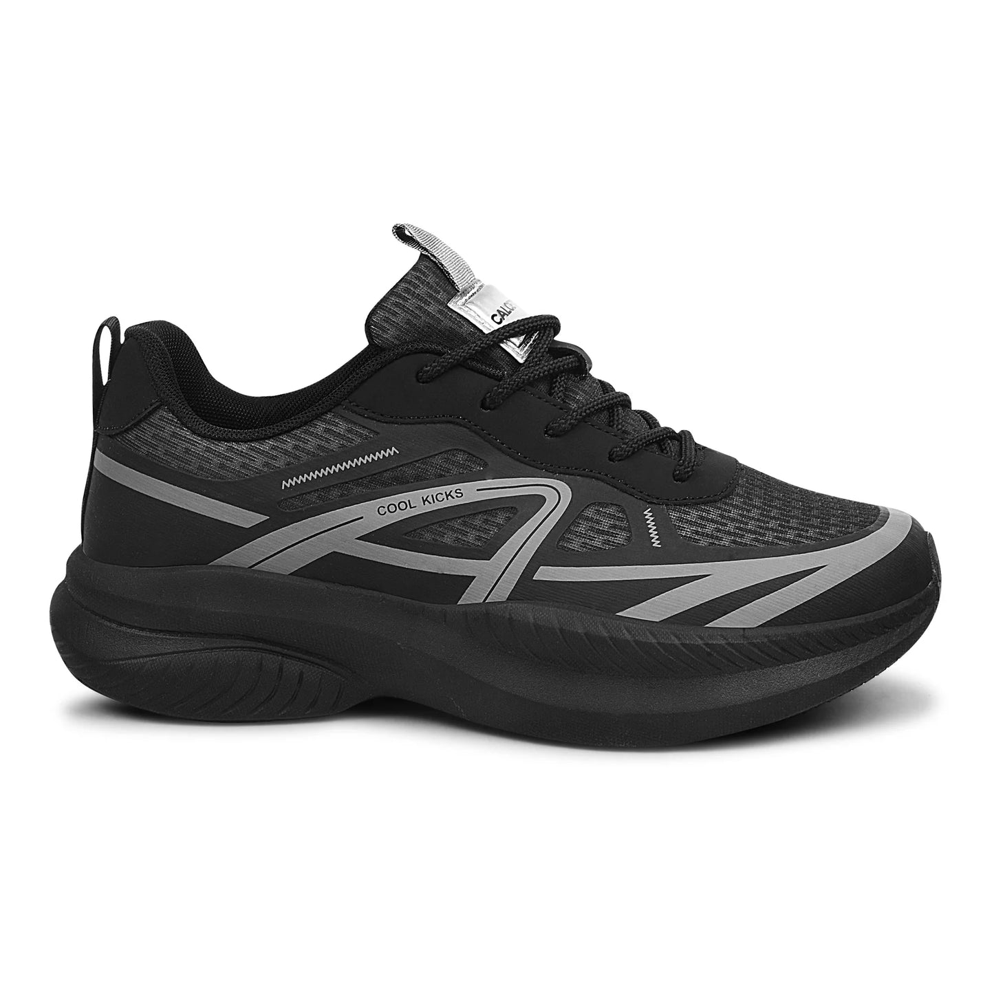 Casual Men's Running Sports Shoes with Breathable Upper and Shock-Absorbing Sole
