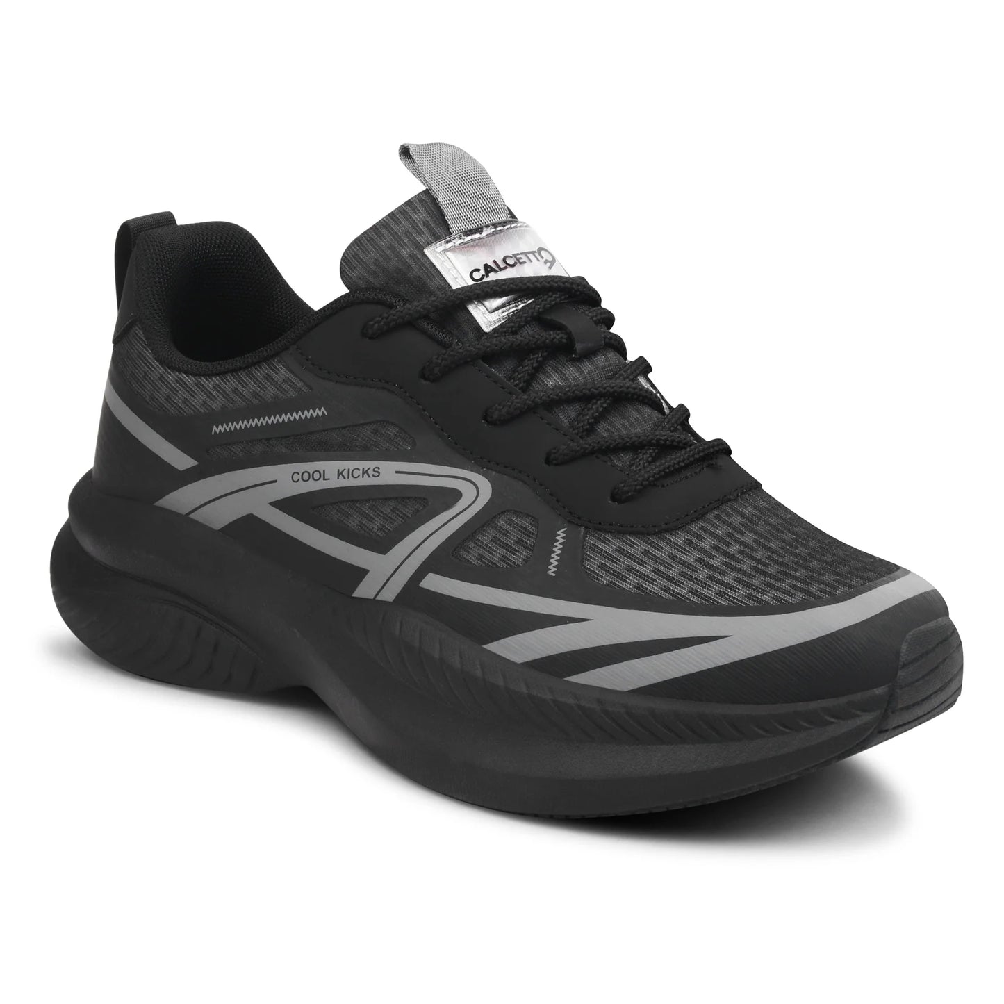 Casual Men's Running Sports Shoes with Breathable Upper and Shock-Absorbing Sole