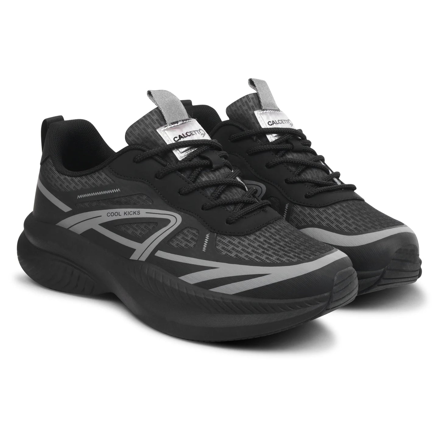 Casual Men's Running Sports Shoes with Breathable Upper and Shock-Absorbing Sole