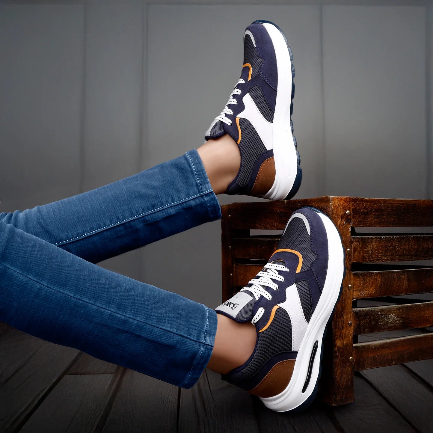 Sleek Men’s Workout Sneakers Stylish Casual Sports Footwear