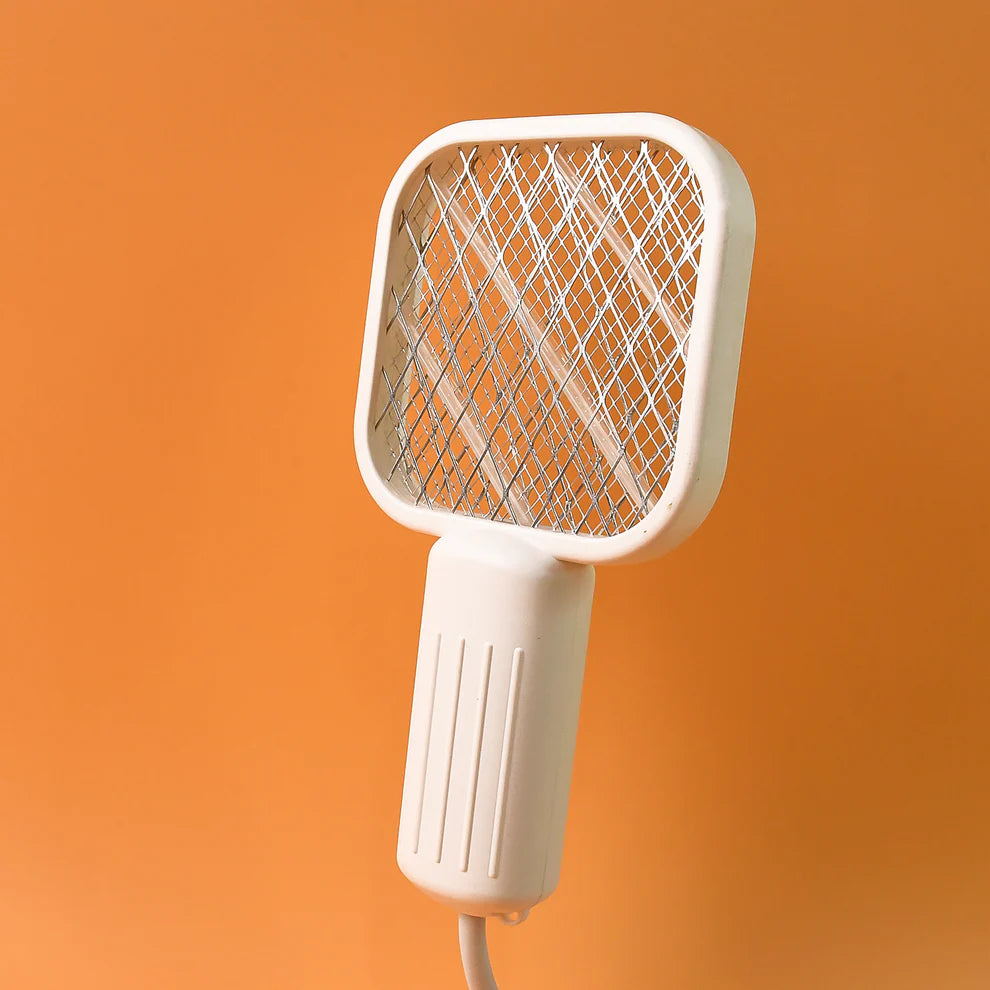 Portable Electric Mosquito Swatter Racket Rechargeable Battery