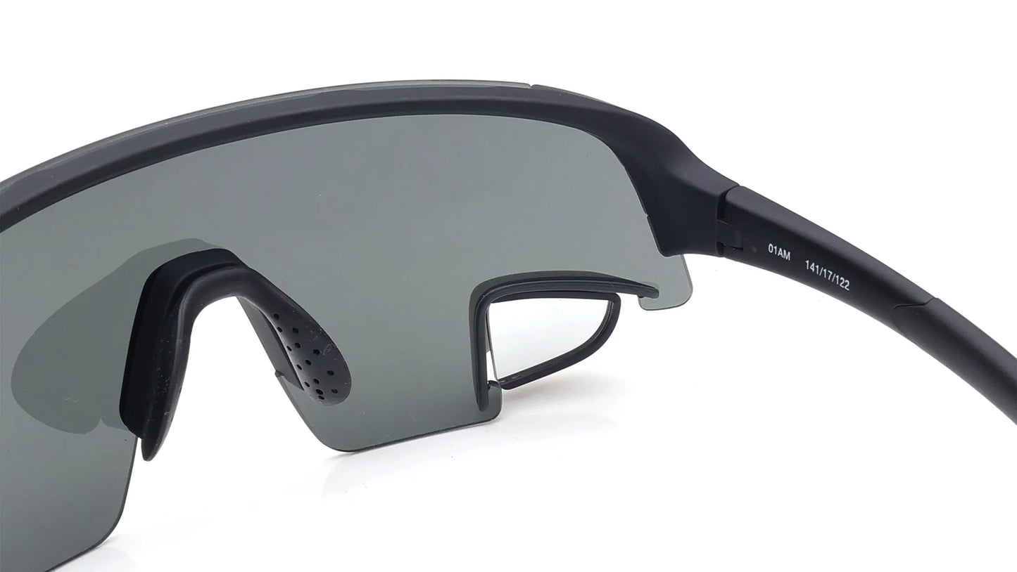 Lightweight Smoke Cycling Sunglasses for Men with Outdoor and Sports Use
