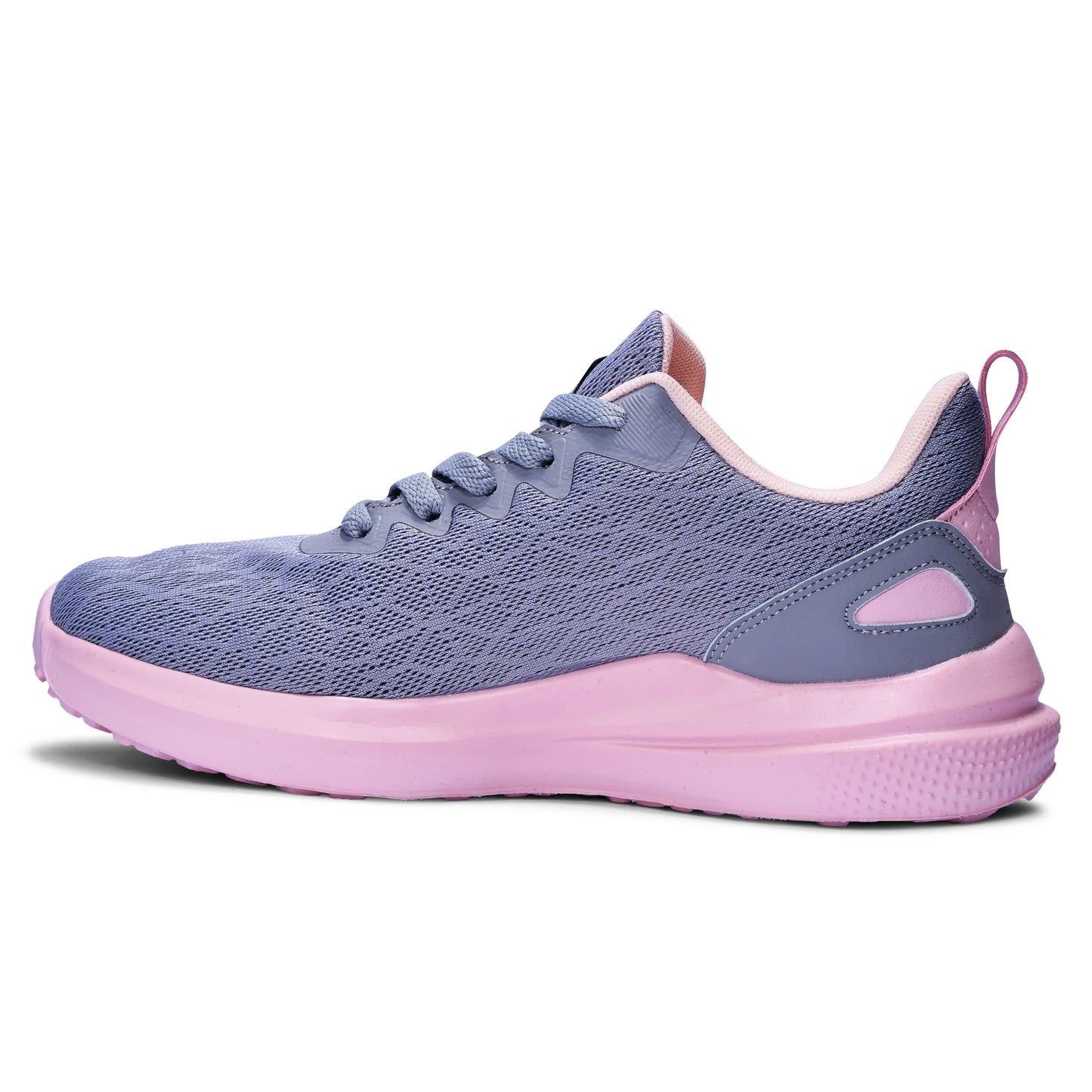 Trendy Women’s Light Grey Pink Running Sneakers