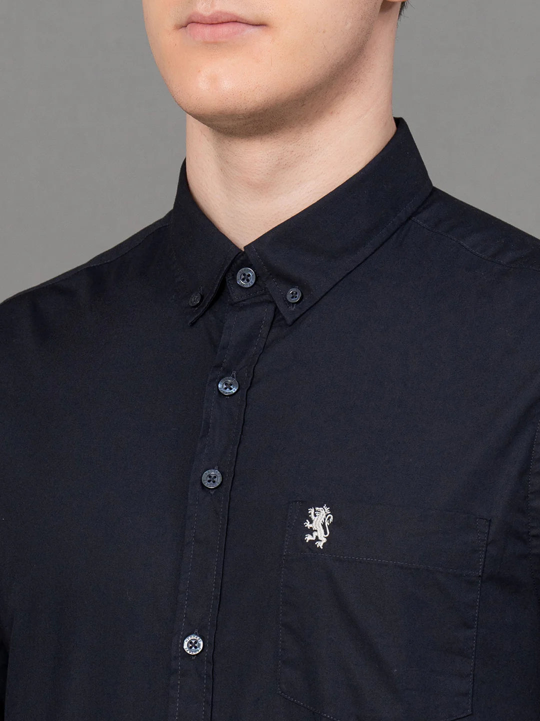 Comfortable Men Casual Solid Shirt for Work and Outings