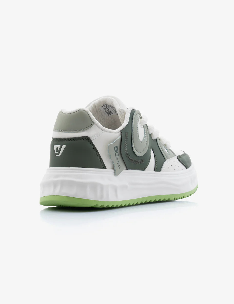 Stylish Forest Green Low-Top Sneakers for Women
