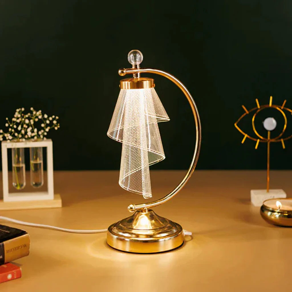 Modern Nira LED Table Lamp for Living Room and Bedroom