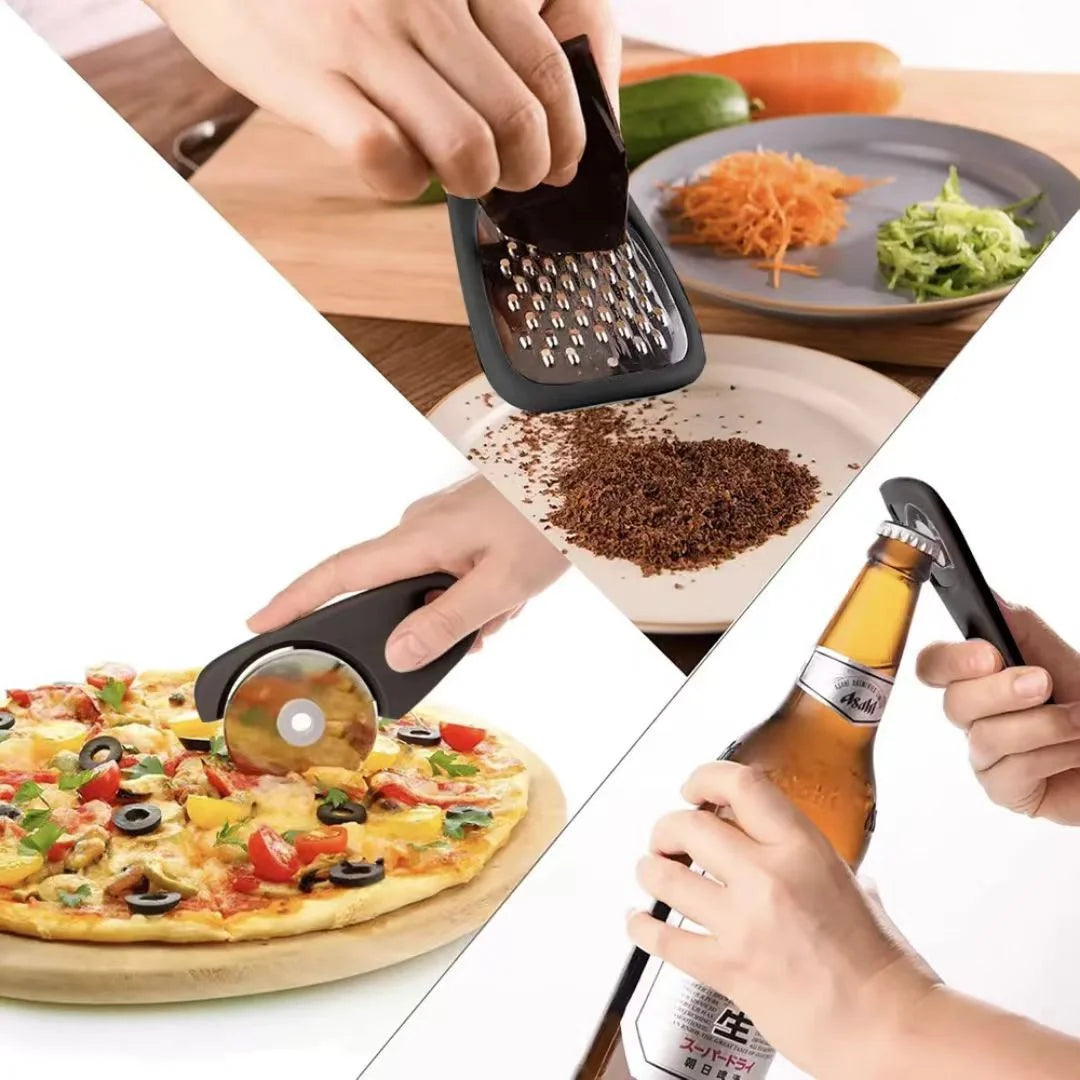 6 Piece Kitchen Gadget Set for Baking Cooking and Food Prep
