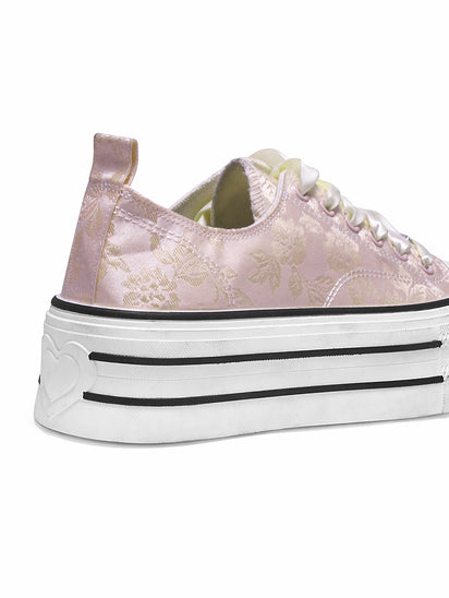 Women’s Cosmo Canvas Pink Athletic Sneakers