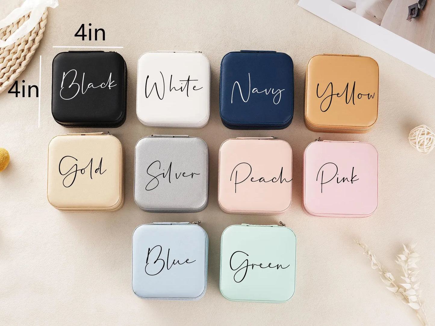 Personalized Jewelry Box for Women Birthday Christmas and Bridesmaid Gift