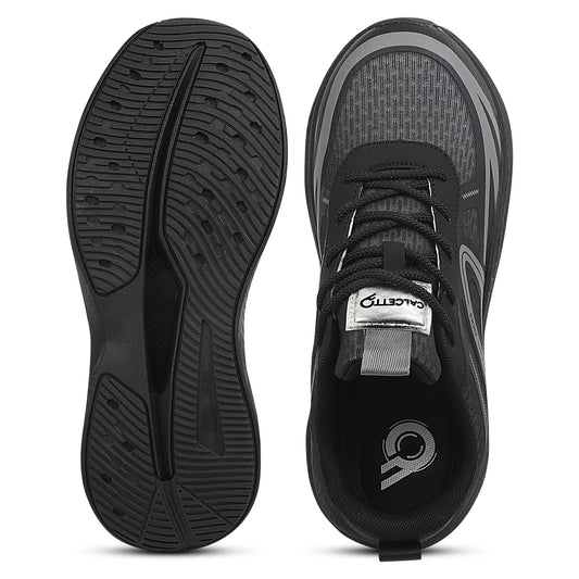 Casual Men's Running Sports Shoes with Breathable Upper and Shock-Absorbing Sole