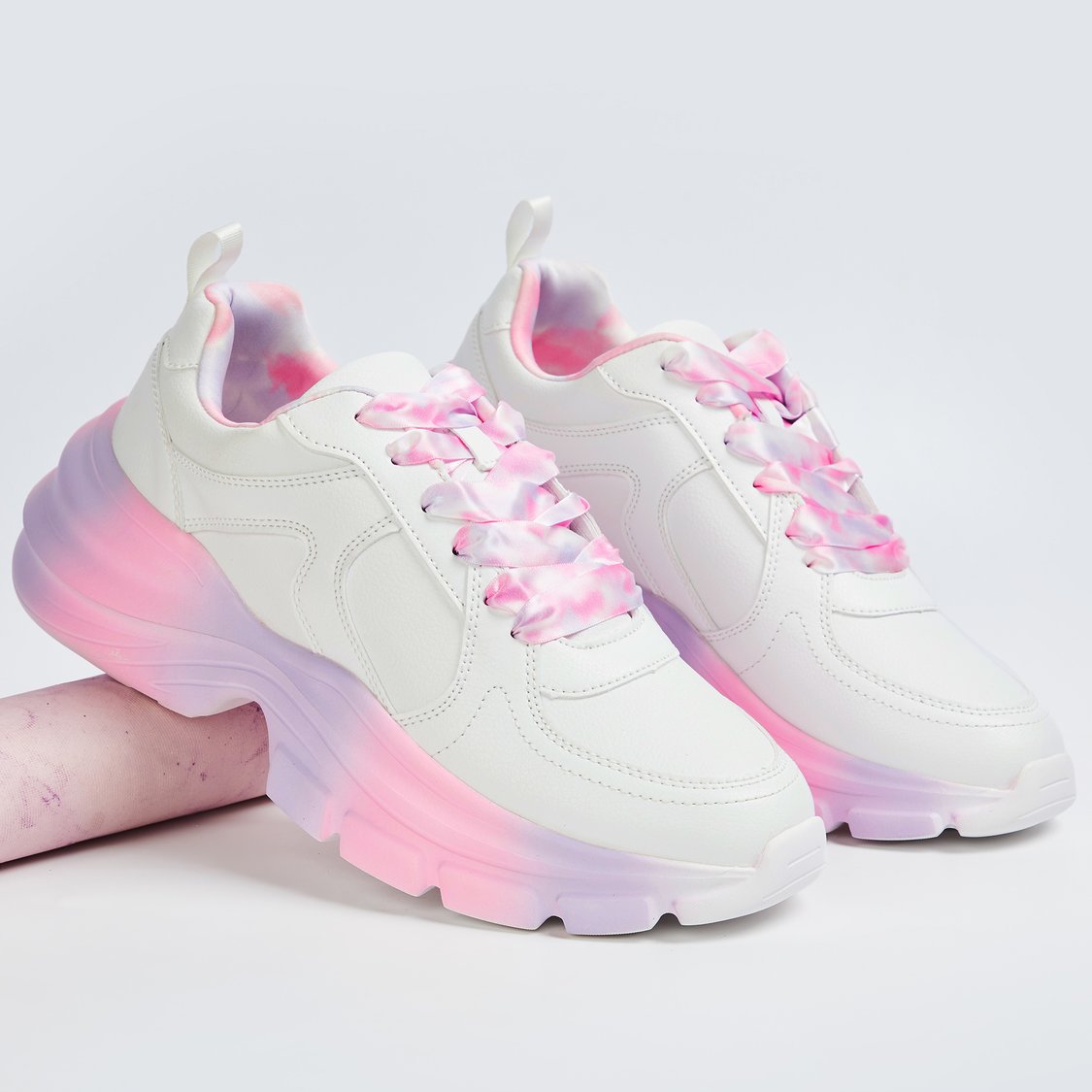 Women’s Colourblocked Sneakers Comfortable Lightweight Sneakers