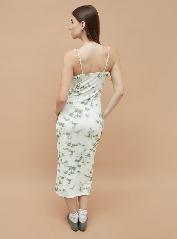 Elegant Women’s Tie-Dye Bodycon Dress for Special Occasions and Night Outs