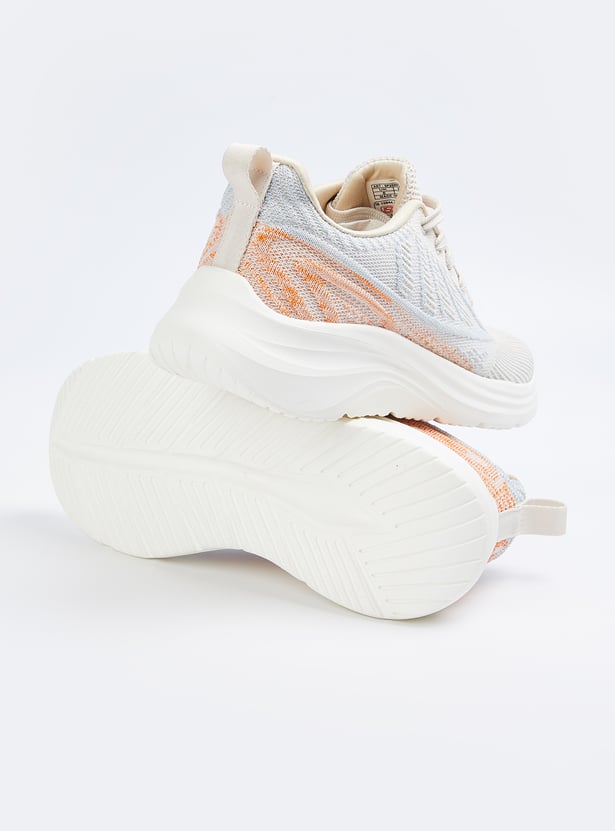 Women Fashionable Colourblock Sports Shoes Lightweight Soft Casual Design