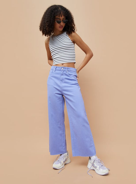 Classic Womens Coloured Wide Leg Jeans for All Occasion Casual Looks