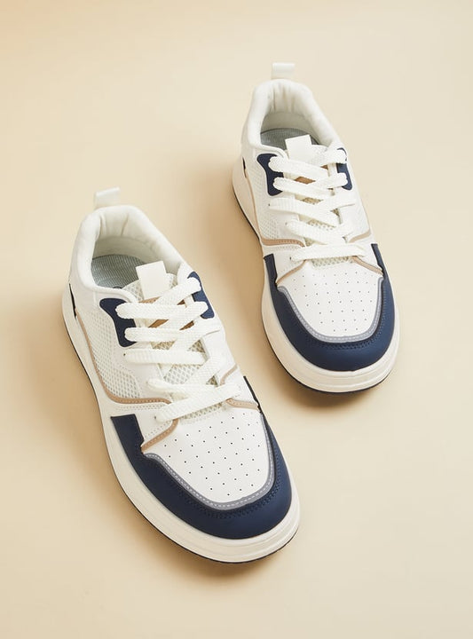 Colourblock Sneakers for Men Comfortable Lightweight Sneakers