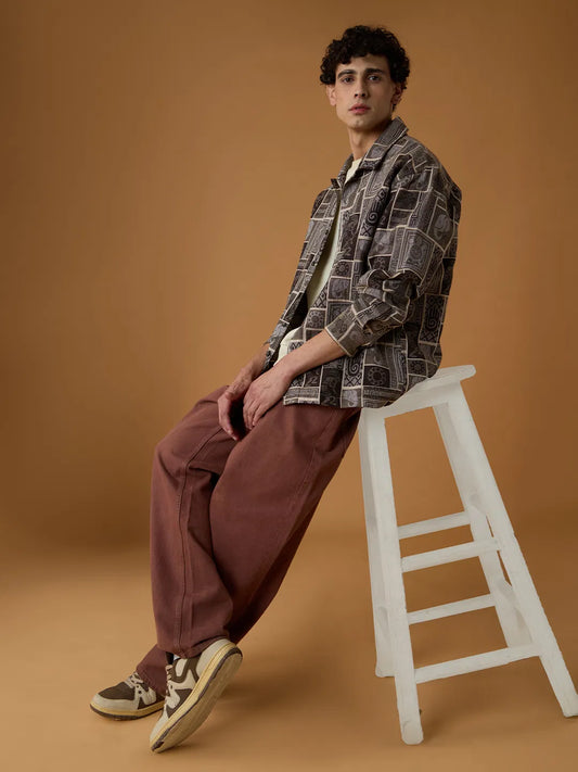 Trendy Spirit Men Shackets Shirt Men Casual and Semi Formal Style