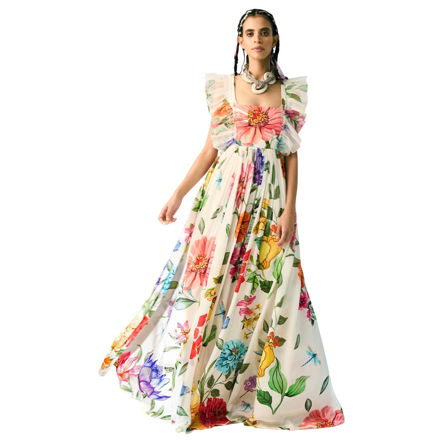 Luxury Women Embroidered Maxi Dress Perfect for Exclusive Parties, Evening Events, and Special Occasions