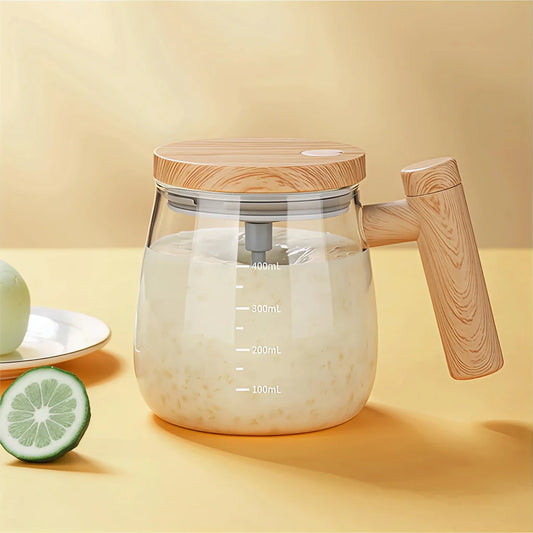 Automatic Mixing Mug for Coffee, Tea, Hot Chocolate, and Instant Drinks
