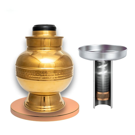 Gold Finish Magnetic Water Structuring Device AlkySoul 3500 Gauss