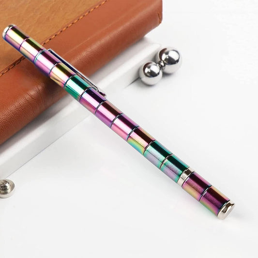 Creative Magnetic Modular Fidget Toy Pen Decompression Gadget for Students and Professionals