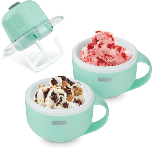 My Mug Multi Purpose Ice Cream Maker Aqua for Gelato Sorbet Frozen Yogurt