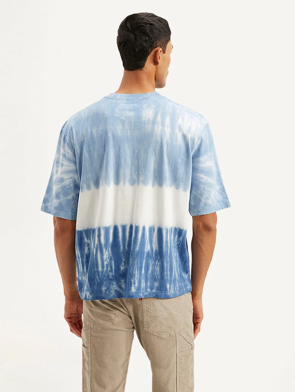 Trendy Tie-Dye Loose Fit T-Shirt for Men Designed for Relaxed Street Style and Laid-Back Fashion