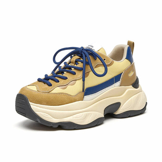 Everyday Chunky Mixed Colors Sneakers for Women Comfortable Fashionable Footwear