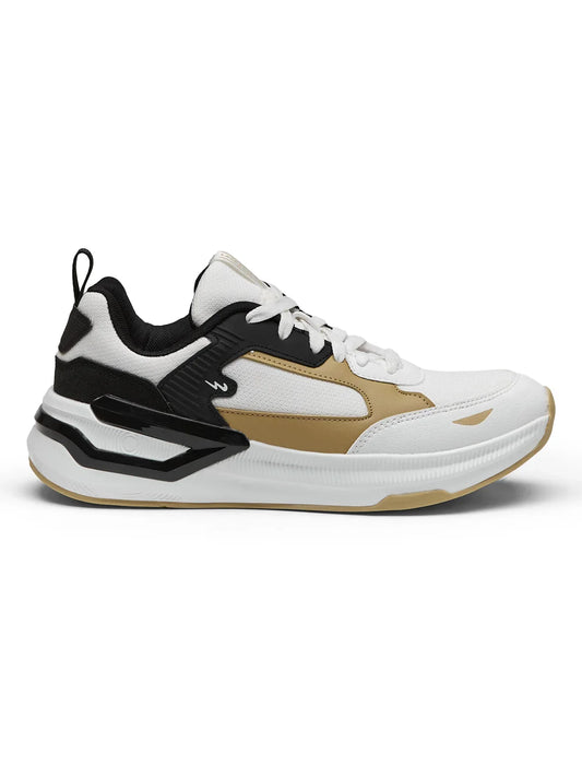 Men’s White Running Sneakers Breathable Lightweight Shoes