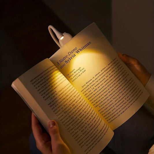 Rechargeable Night Reading Lamp with 3 Light Modes and Gooseneck Design