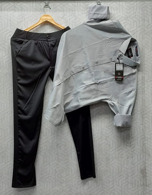 Premium Quality Men’s Shirt and Trouser Set for Formal Events